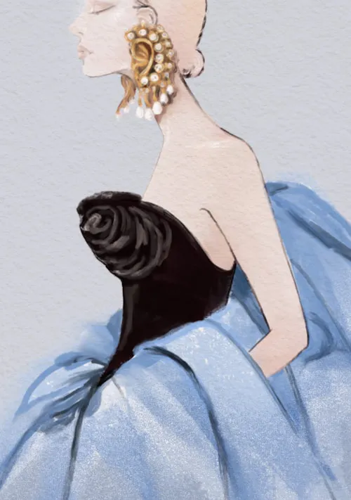 schiaparelli couture ilustración digital moda graciano augusto
