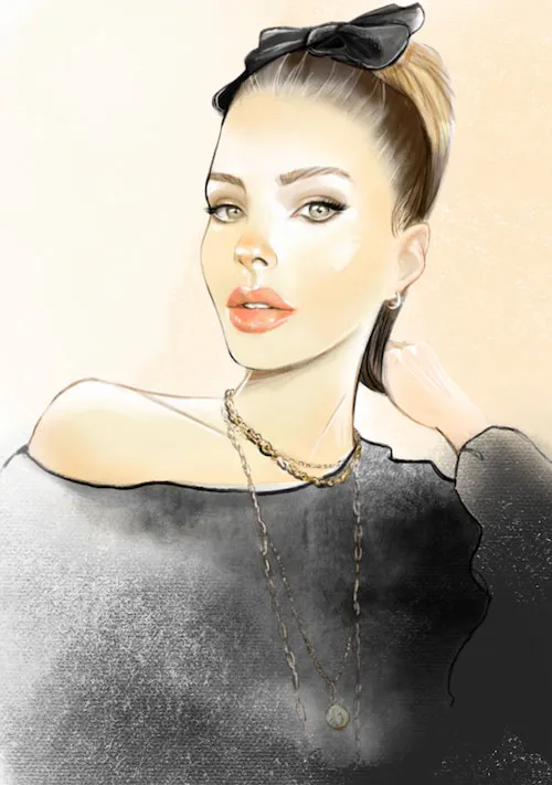 china suarez ilustración moda graciano augusto